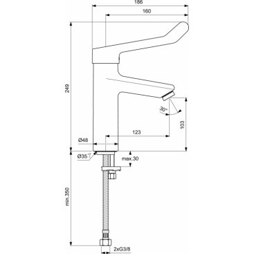 Смеситель для раковины Ideal Standard Ceraplus 2.0 BC110AA