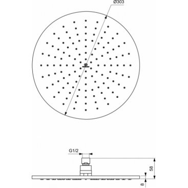 Душевой набор Ideal Standard Ceratherm T100 A7573A5 7 в 1