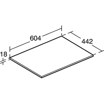 Мебель для ванной Ideal Standard Connect Air E0826 60 см со столешницей