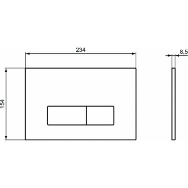 Комплект Ideal Standard Connect Air AquaBlade E212801R0121AA 4 в 1