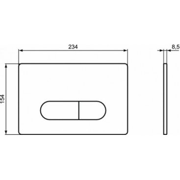 Комплект Ideal Standard Connect Air AquaBlade R031001 4 в 1