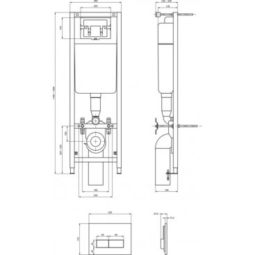 Комплект Ideal Standard Connect W880101 4 в 1