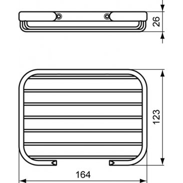 Полка-решетка Ideal Standard Connect A9158AA