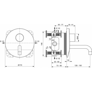 Смеситель для раковины Ideal Standard Ceraplus A6149AA