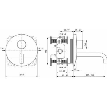 Смеситель для раковины Ideal Standard Ceraplus A6153AA