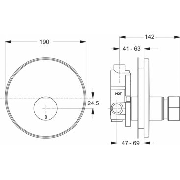 Кран для писсуара Ideal Standard Ceraplus B8300AA