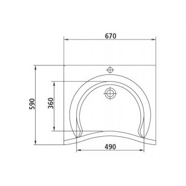 Раковина Ideal Standard Maia J498301