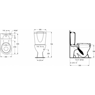 Унитаз-компакт Ideal Standard Ecco New W904501