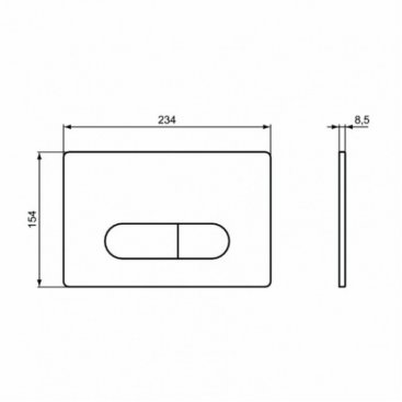 Комплект Ideal Standard Esedra AquaBlade R030001 4 в 1