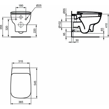 Комплект Ideal Standard Esedra AquaBlade R030001A6115 4 в 1