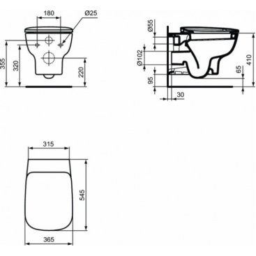 Комплект Ideal Standard Esedra AquaBlade R030001 4 в 1