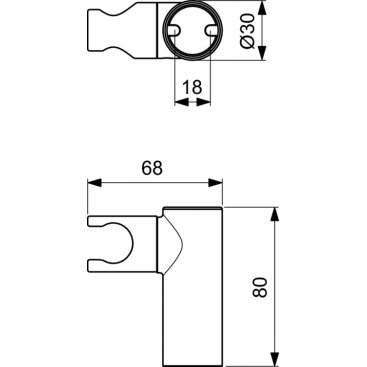 Держатель для лейки Ideal Standard IdealRain B9847AA