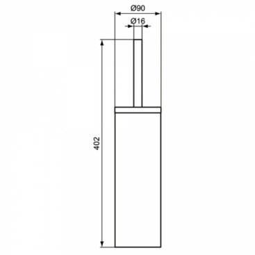 Ершик напольный Ideal Standard Iom A9108MY