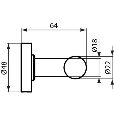 Крючок двойной Ideal Standard Iom A9116AA