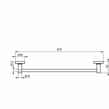 Полотенцедержатель Ideal Standard Iom A9118AA 60 см