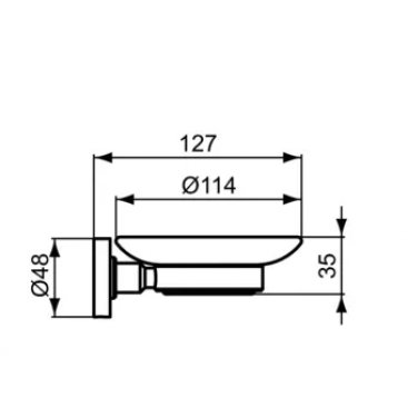 Мыльница настенная Ideal Standard Iom A9123AA