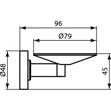 Мыльница настенная Ideal Standard Iom A9129AA