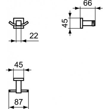 Крючок двойной Ideal Standard Iom E2193AA