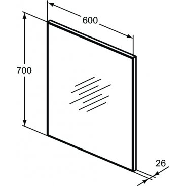 Зеркало Ideal Standard Mirrors & lights T3355BH 60 см