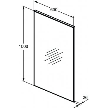 Зеркало Ideal Standard Mirrors & lights T3361BH 60 см