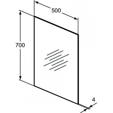 Зеркало Ideal Standard Mirrors & lights T3365BH 50 см