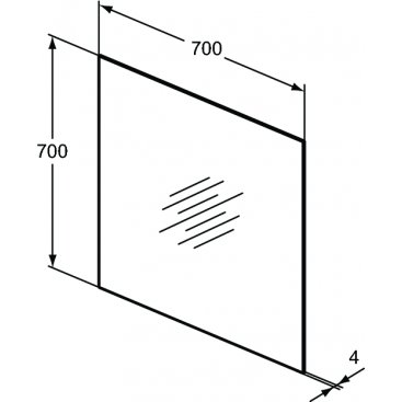 Зеркало Ideal Standard Mirrors & lights T3367BH 70 см