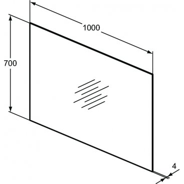 Зеркало Ideal Standard Mirrors & lights T3369BH 100 см