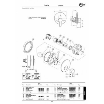 Смеситель для душа Ideal Standard Sesia A6944AA