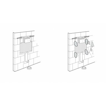 Инсталляция для подвесного унитаза Ideal Standard ProSys 120 M R020467