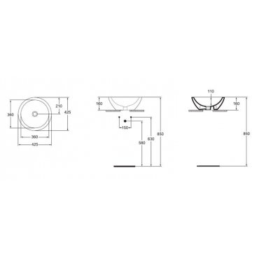 Раковина-чаша Ideal Standard Strada K078301 42 см