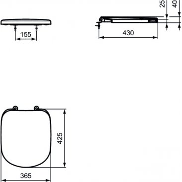 Крышка-сиденье Ideal Standard Tempo T679201