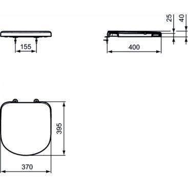 Крышка-сиденье Ideal Standard Tempo T679801