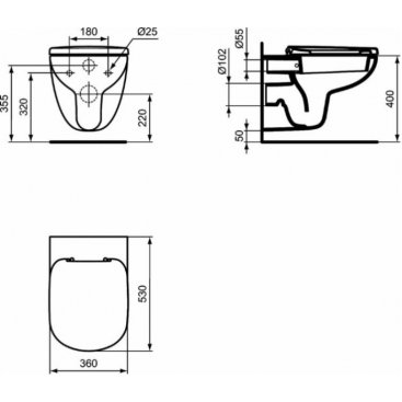 Комплект Ideal Standard Tempo W440101 3 в 1