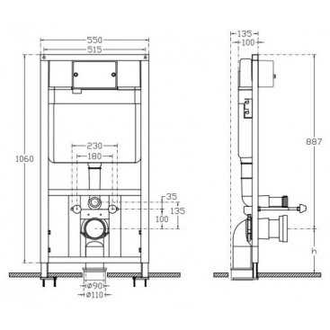 Система инсталляции Isvea Axis 52AL0102I