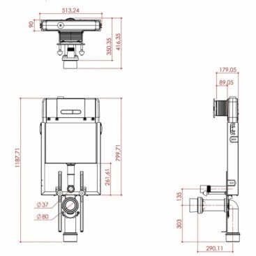 Система инсталляции Isvea Durezza 52DR0101I
