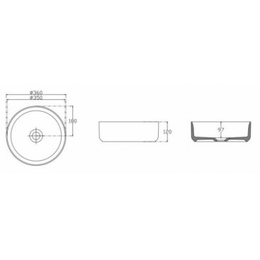 Раковина Isvea Infinity 10NF65036SV-2R