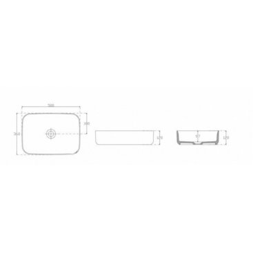 Раковина Isvea Infinity 10NF65050SV-2L