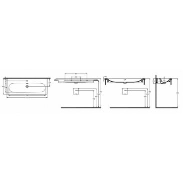 Раковина Isvea Sistema S 10SS50121SV