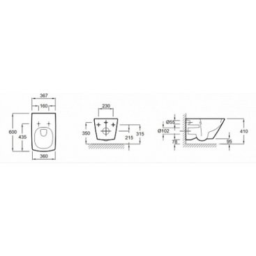 Комплект Jacob Delafon E1306-00/E5504-NF/E4326-CP