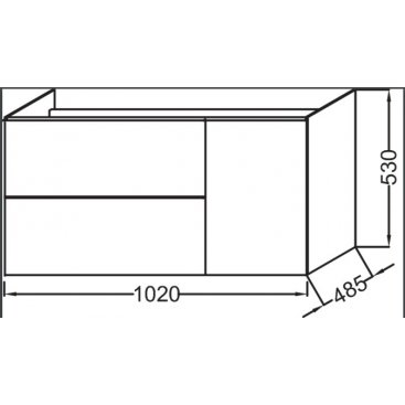 Мебель для ванной Jacob Delafon Odeon Up EB891RU-J5 105 см