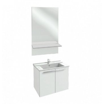 Мебель для ванной Jacob Delafon Struktura 80 белая с распашными дверцами