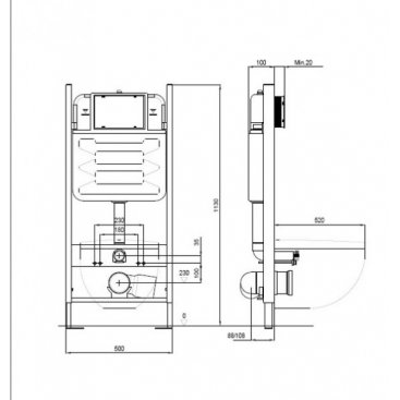 Комплект Jacob Delafon Aleo E21731RU-CP