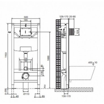 Система инсталляции Jacob Delafon E21928RU-CP