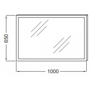 Зеркало Jacob Delafon Escale 100 EB1442-NF