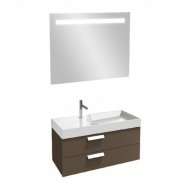 Мебель для ванной Jacob Delafon Rythmik 100 светло-коричневая с раковиной EXN112-Z-00