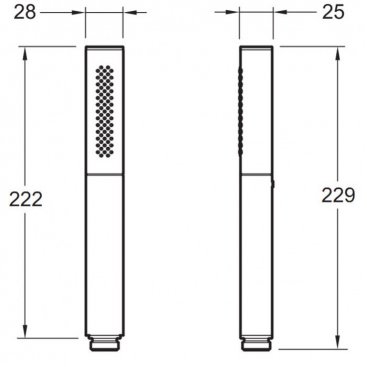 Ручной душ Jacob Delafon Shift Ellipse E10257-CP