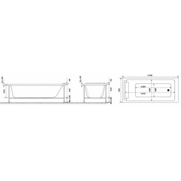 Ванна акриловая Jacob Delafon Sofa 150x70