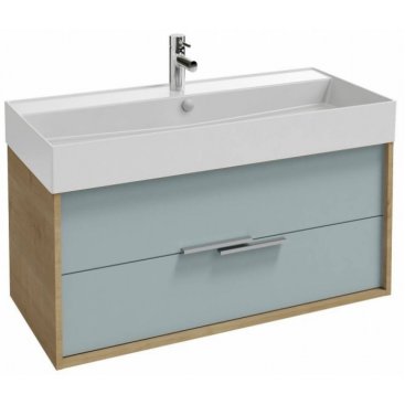 Мебель для ванной Jacob Delafon Vivienne 100 арлингтонский дуб/голубой шторм сатин
