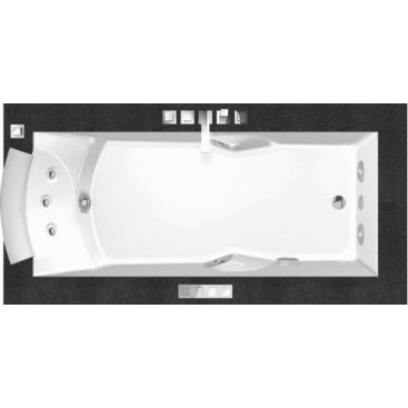 Ванна Jacuzzi Aura Uno 180x90 топ венге