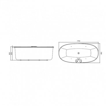 Ванна Jacuzzi Arga 175x85